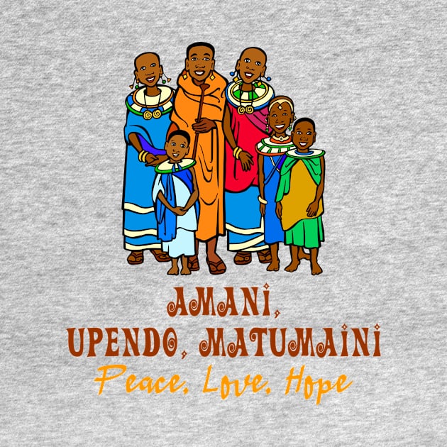 Amani, Upendo, Matumaini - Peace, Love, Hope by funfun